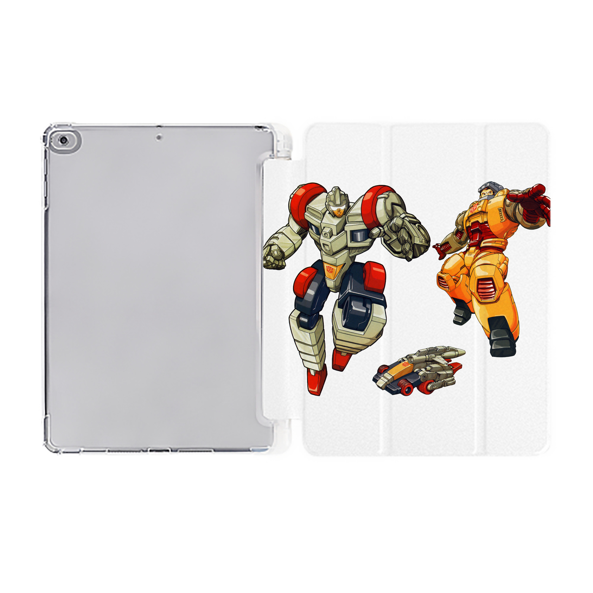 （画像用）  IPad ケース ペン収納付き 三つ折りスタンド PUレザー×シリコン 対応機種9.5/10.5/10.9インチ